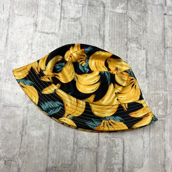 Joylife banana print bucket hat one size unisex - Picture 6 of 6